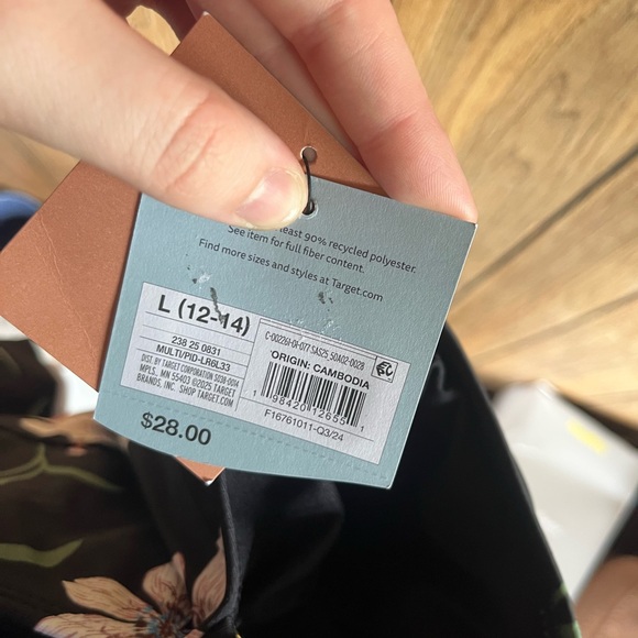 Women's Large Peplum Tankini Top - Shade & Shore - Picture 4 of 6